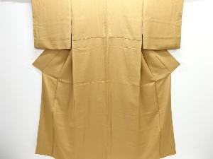 織柄一ツ紋色無地着物